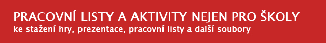 Pracovní listy ke stažení